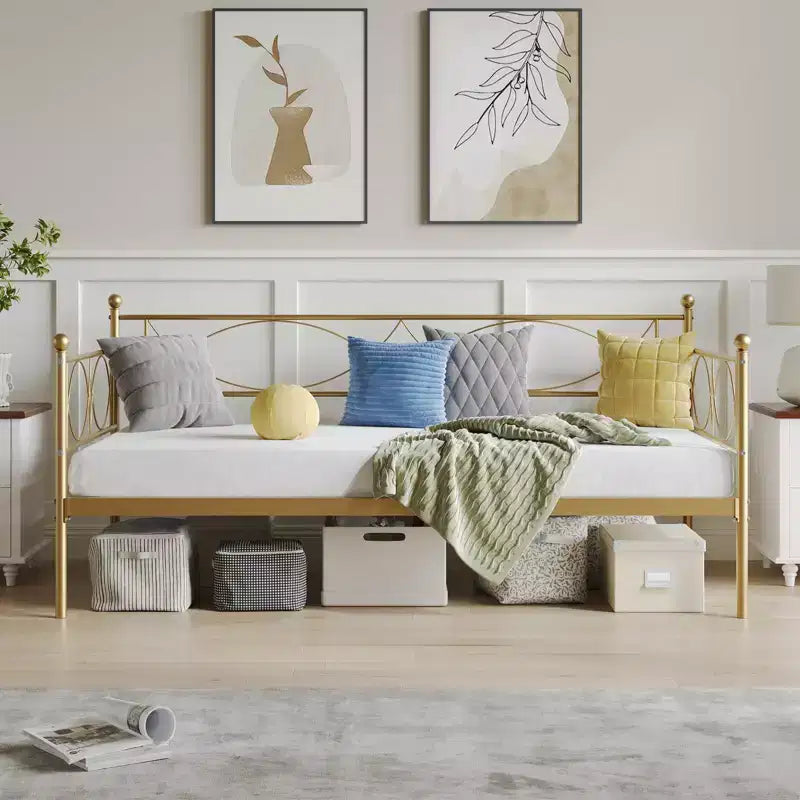 GustoWave Twin daybed, with Steel Slat Support