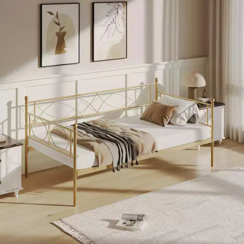 GustoWave Twin daybed, with Steel Slat Support