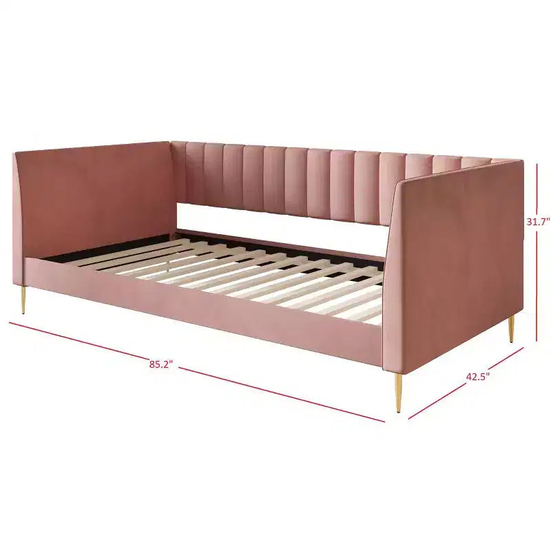 Lit de repos capitonné Home Design Maidste une place