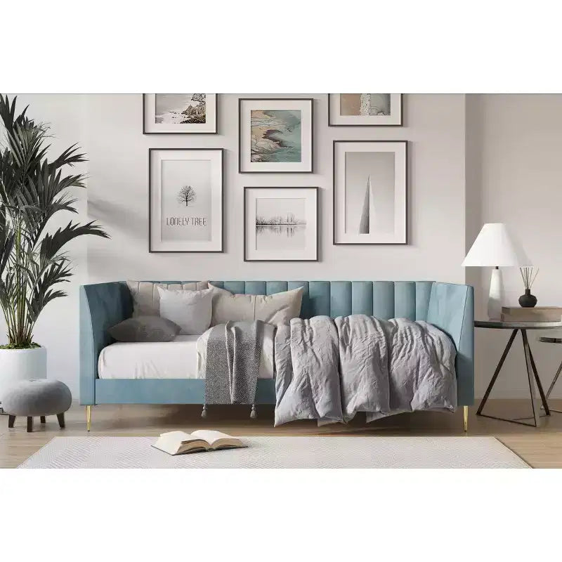 Lit de repos capitonné Home Design Maidste une place