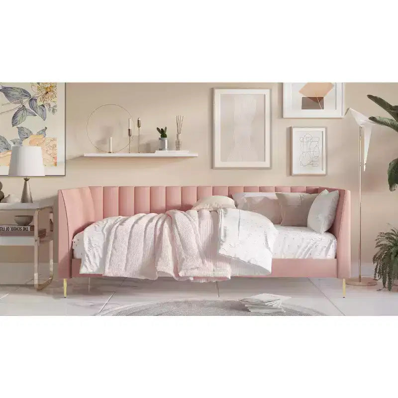 Lit de repos capitonné Home Design Maidste une place