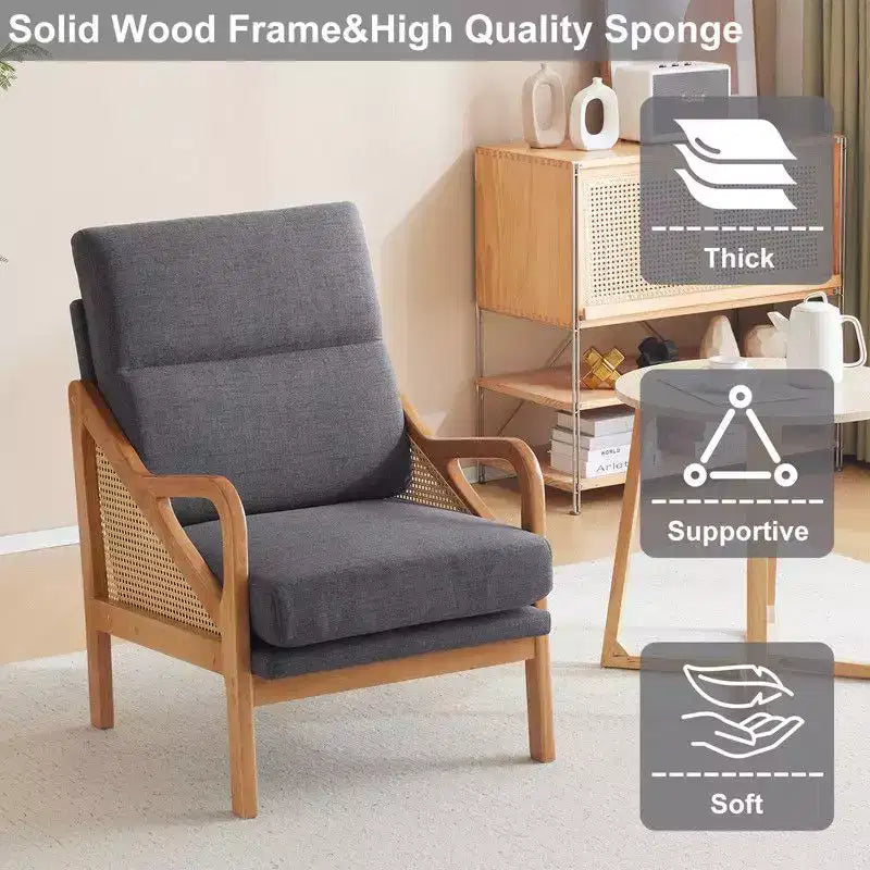 Karl Home Solid Wood Armchair