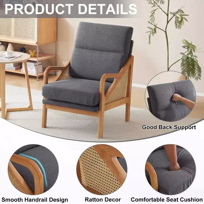 Karl Home Solid Wood Armchair