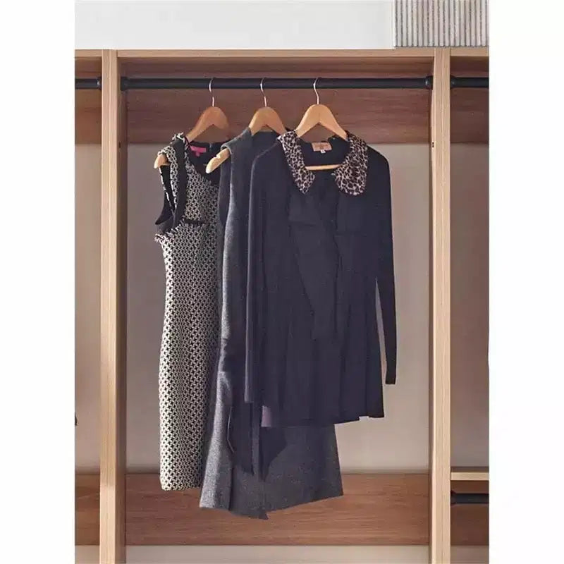 HomeStock Prosper Freestanding Walk in Wood Closet System
