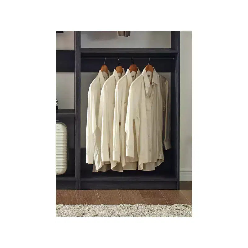 HomeStock Prosper Freestanding Walk in Wood Closet System