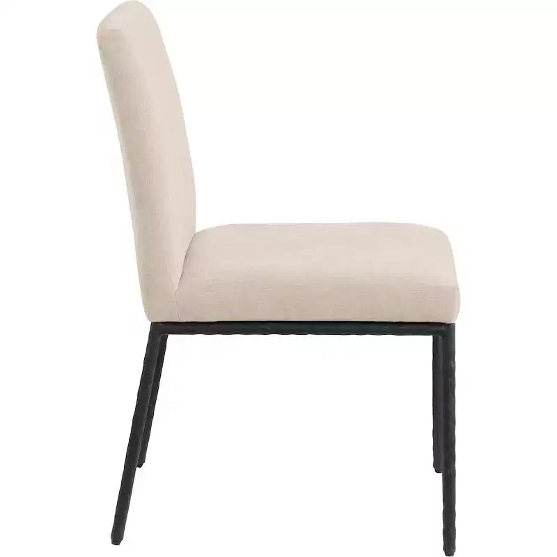 Meridian Furniture,Reeves Chenille Fabric Dining Chair, Set of 2
