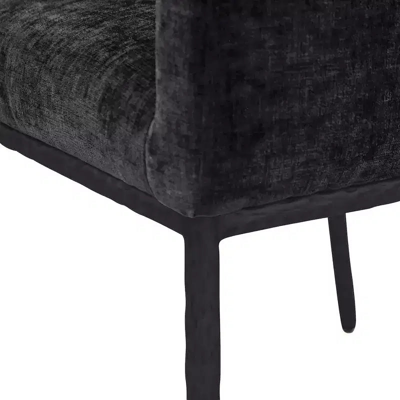 Meridian Furniture,Reeves Chenille Fabric Dining Chair, Set of 2