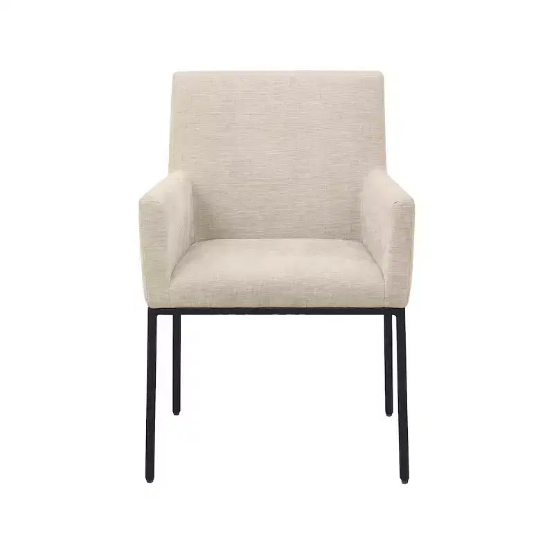 Meridian Furniture,Reeves Chenille Fabric Dining Chair, Set of 2