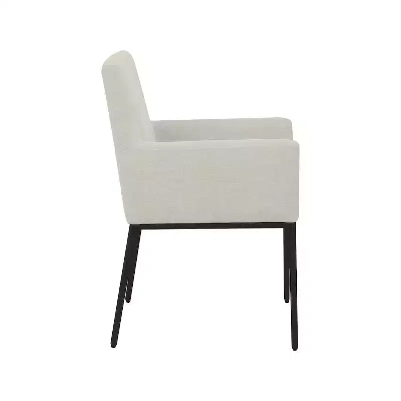 Meridian Furniture,Reeves Chenille Fabric Dining Chair, Set of 2