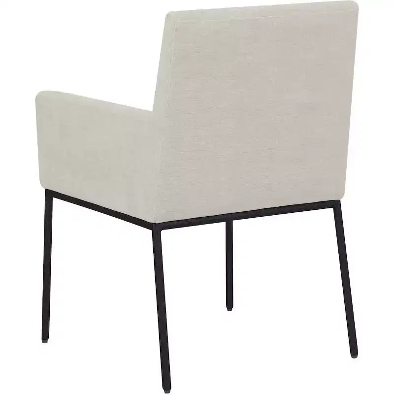 Meridian Furniture,Reeves Chenille Fabric Dining Chair, Set of 2