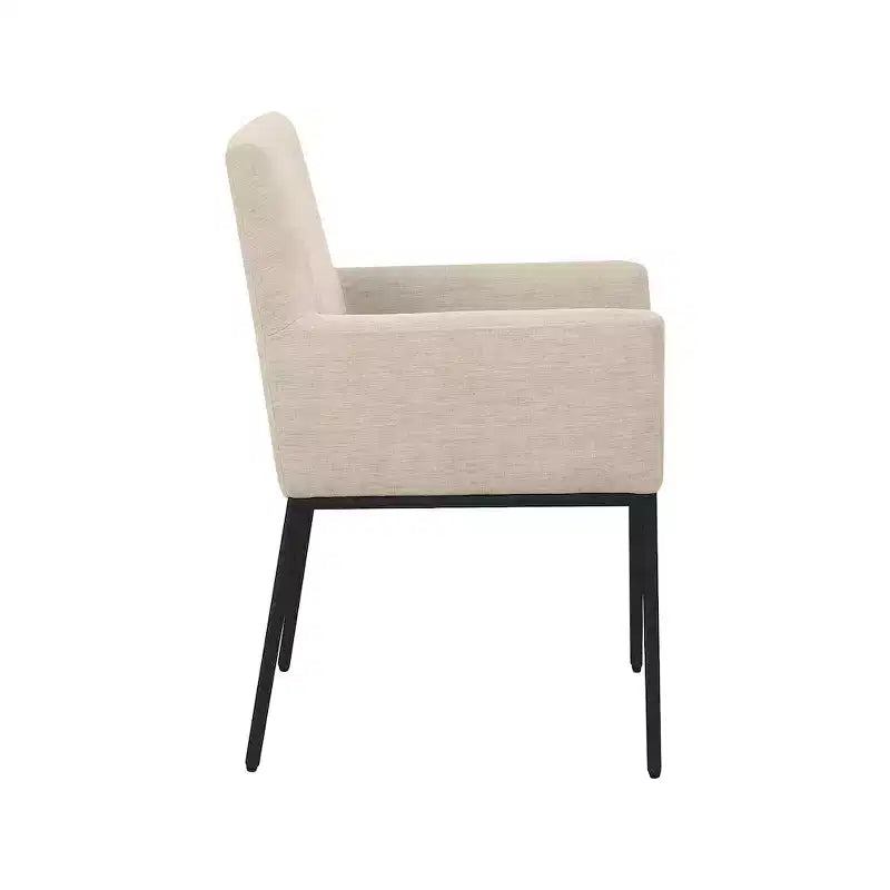 Meridian Furniture,Reeves Chenille Fabric Dining Chair, Set of 2