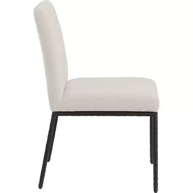 Meridian Furniture,Reeves Chenille Fabric Dining Chair, Set of 2