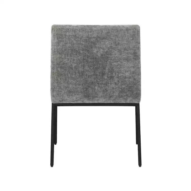 Meridian Furniture,Reeves Chenille Fabric Dining Chair, Set of 2