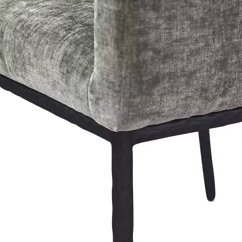 Meridian Furniture,Reeves Chenille Fabric Dining Chair, Set of 2