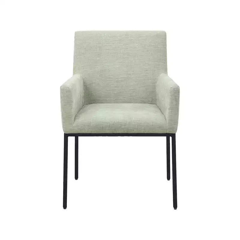 Meridian Furniture,Reeves Chenille Fabric Dining Chair, Set of 2