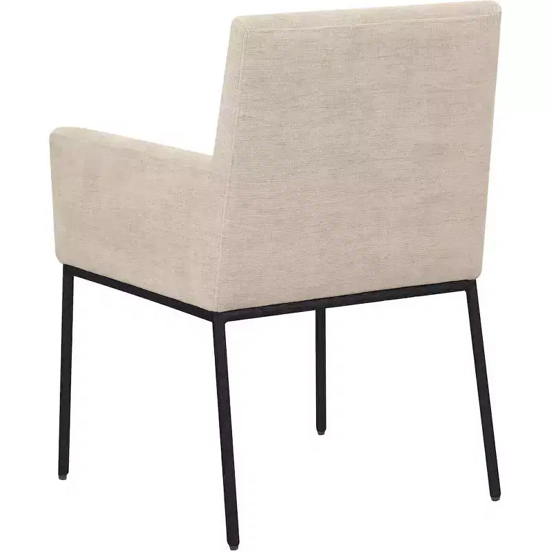 Meridian Furniture,Reeves Chenille Fabric Dining Chair, Set of 2