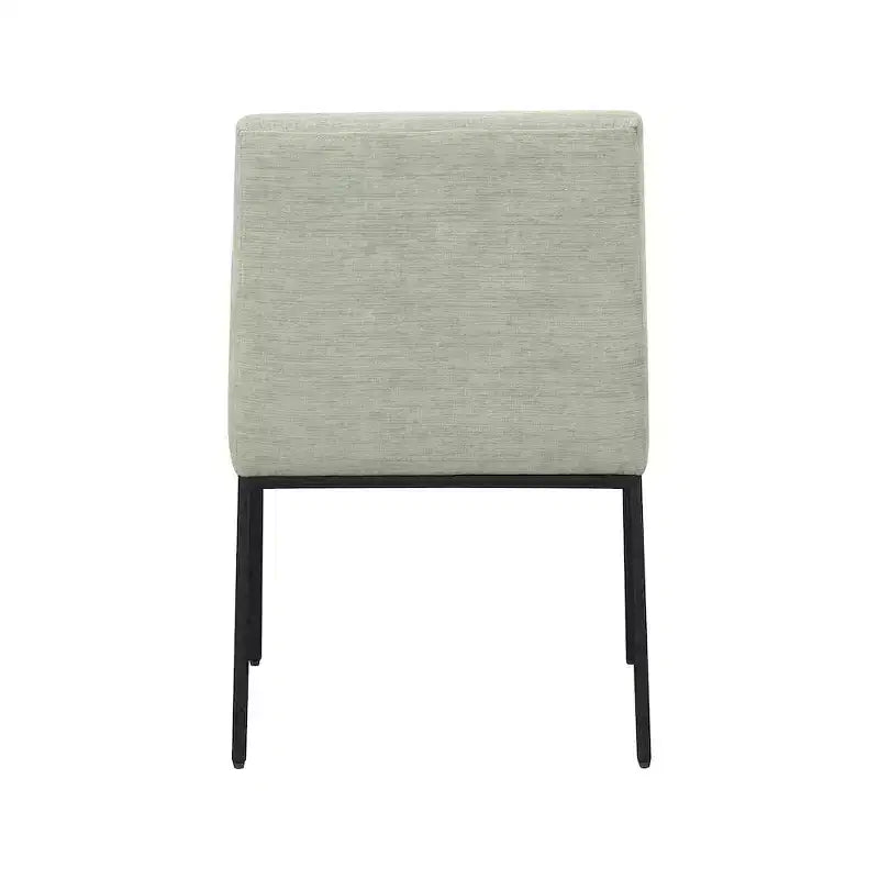 Meridian Furniture,Reeves Chenille Fabric Dining Chair, Set of 2