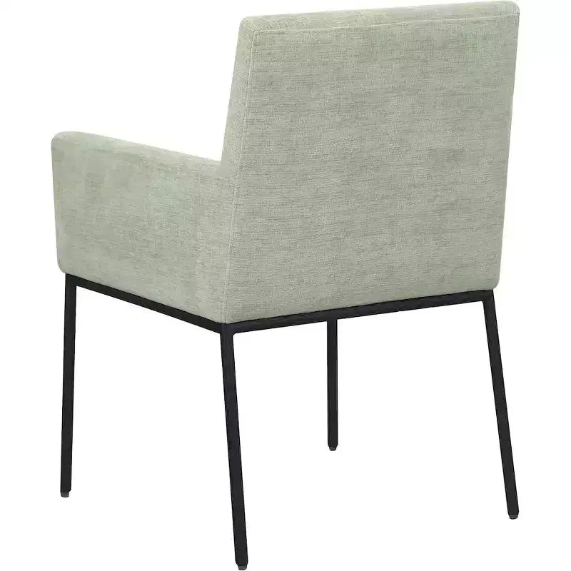 Meridian Furniture,Reeves Chenille Fabric Dining Chair, Set of 2