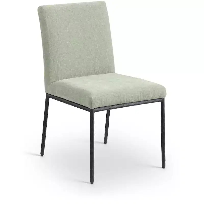 Meridian Furniture,Reeves Chenille Fabric Dining Chair, Set of 2