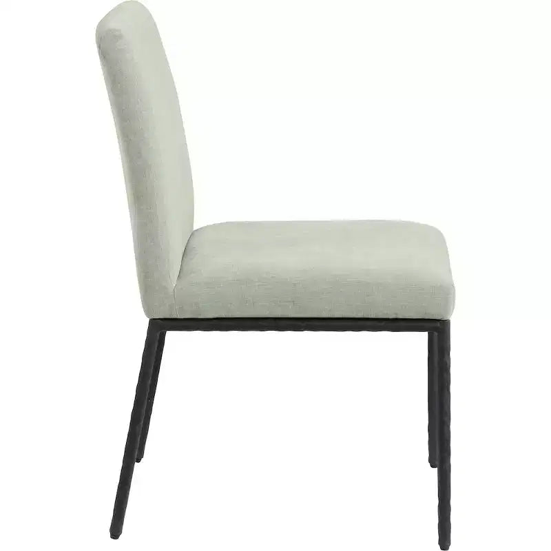 Meridian Furniture,Reeves Chenille Fabric Dining Chair, Set of 2