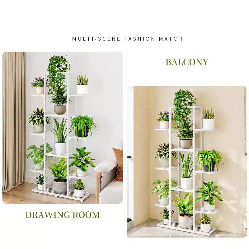 Plant Stand Indoor, Tiered Plant Stand- for Plant Lovers and DIY Enthusiasts, Perfect for Living Room&Balcony&Garden- General Organization