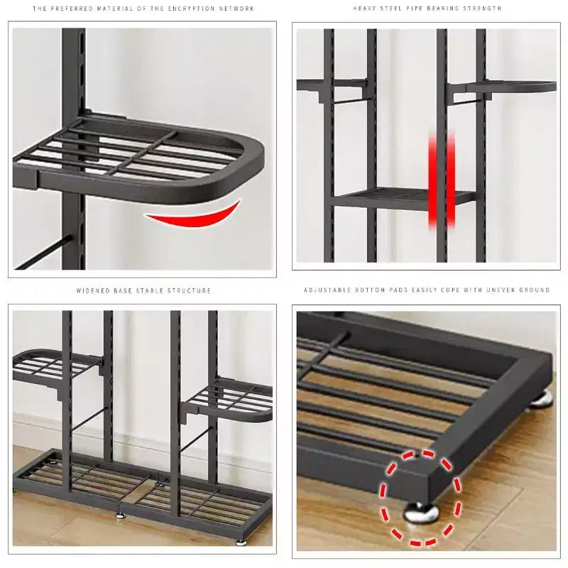 Plant Stand Indoor, Tiered Plant Stand- for Plant Lovers and DIY Enthusiasts, Perfect for Living Room&Balcony&Garden- General Organization