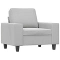 vidaXL 2-seater Sofa Light grey