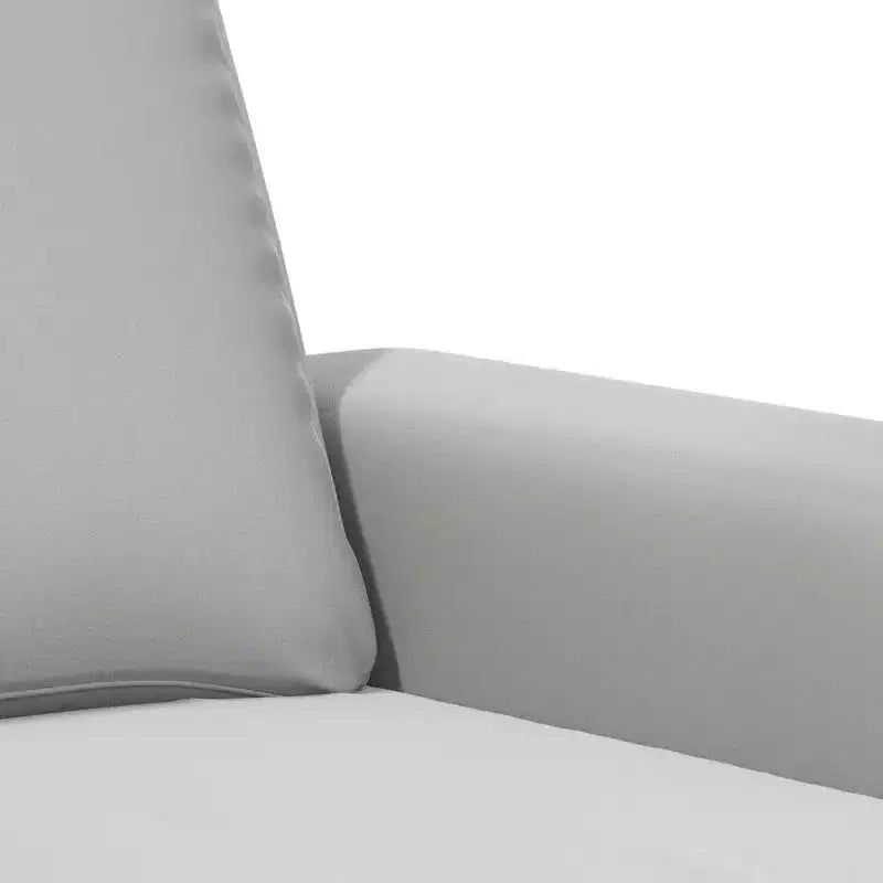 vidaXL 2-seater Sofa Light grey