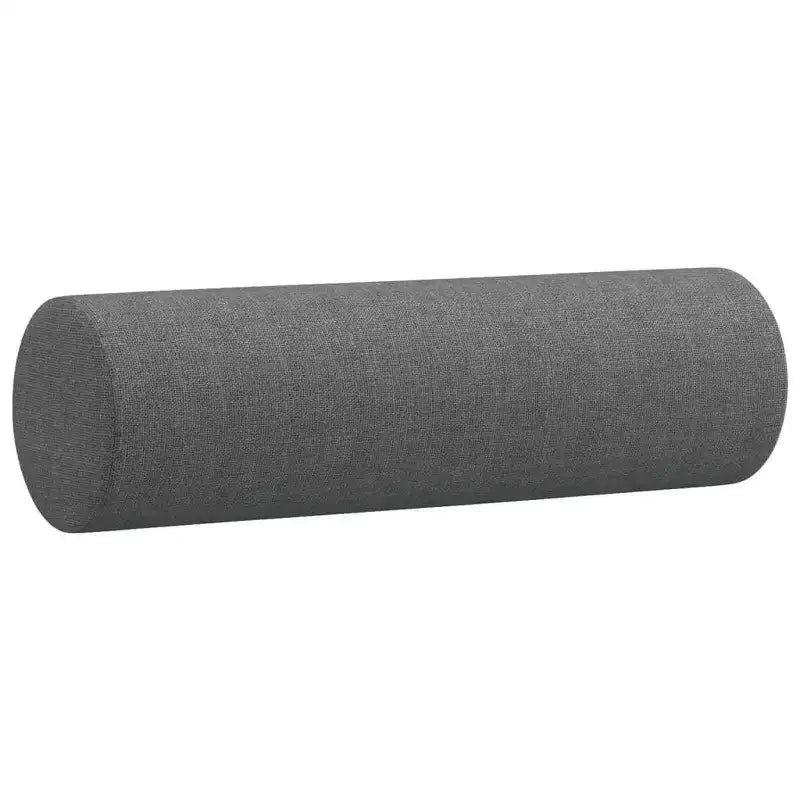 vidaXL Dark Gray Fabric Sofa Set - Modern 2-Piece Living Room Furniture - Includes 2-Seater, 3-Seater, Throw Pillows and Cushions