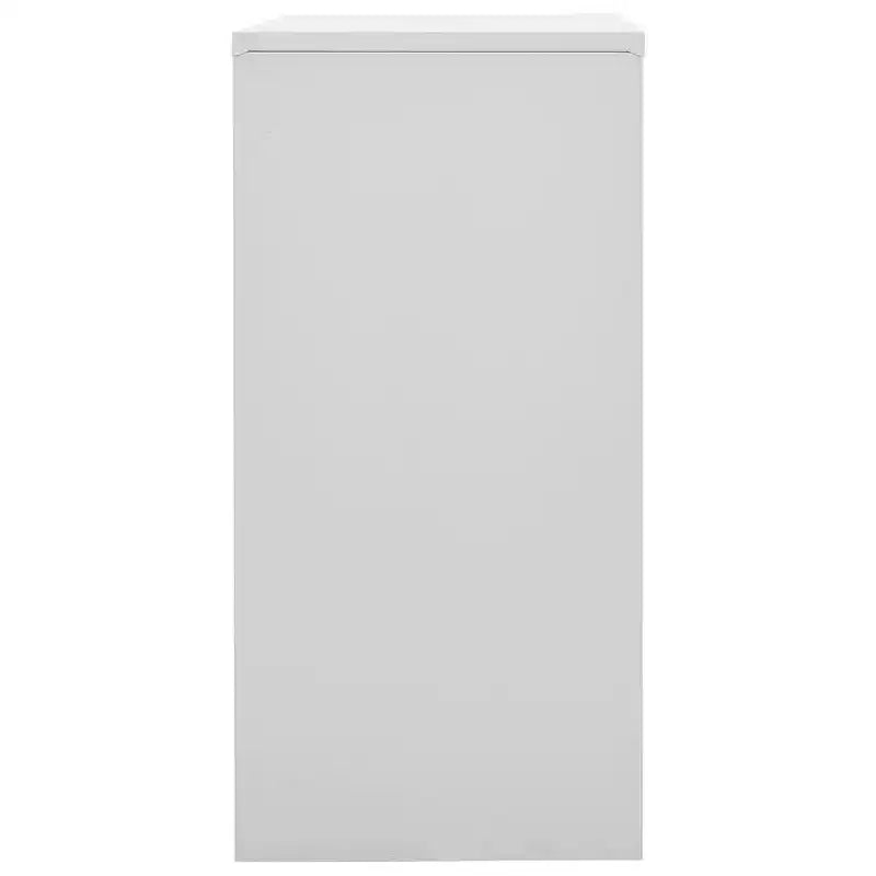 vidaXL Locker Cabinet Set, Secure Steel Organizer for Schools, Offices, Gray and Blue, Easy Assembly Required, 5pcs