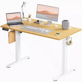 Ergonomic Height Adjustable Electric Standing Desk with T-Shaped Metal Frame and Memory Presets Modern Computer Workstation47.20x23.60x46.40-Yellow
