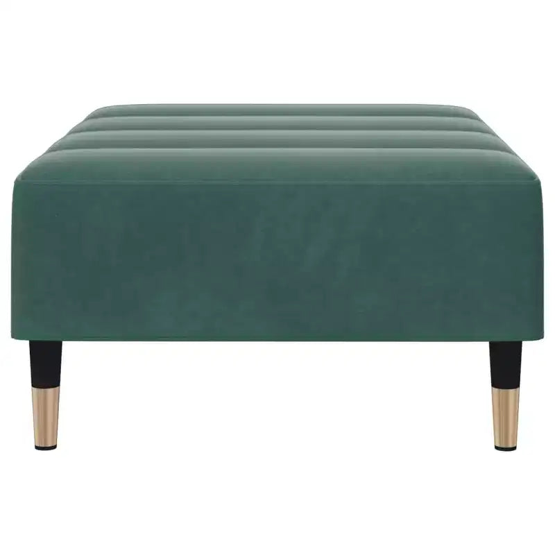 CLIHOME Pouf rond moderne en velours, tabouret d'appoint avec cadre en contreplaqué, petit repose-pieds pour chambre et salon
