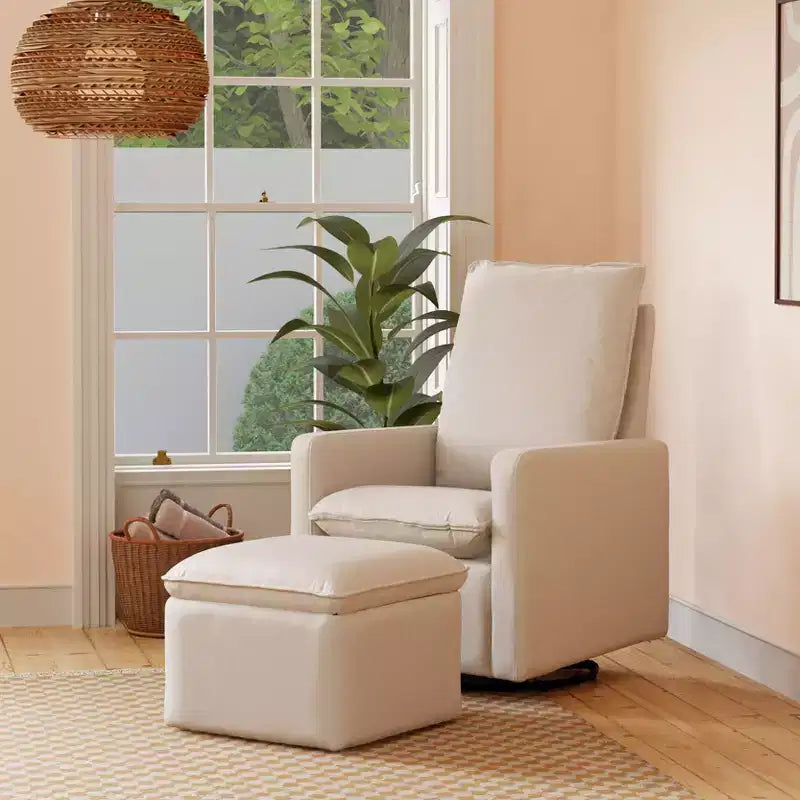 Babyletto Cali Pillowback Swivel Glider