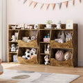 Kids Bookshelf, Storage Organizer, 3-Tier Toddler Bookcase, 5 Cube Double Side Storage Display Cabinet for Kids Room, Bedroom, Kindergarten