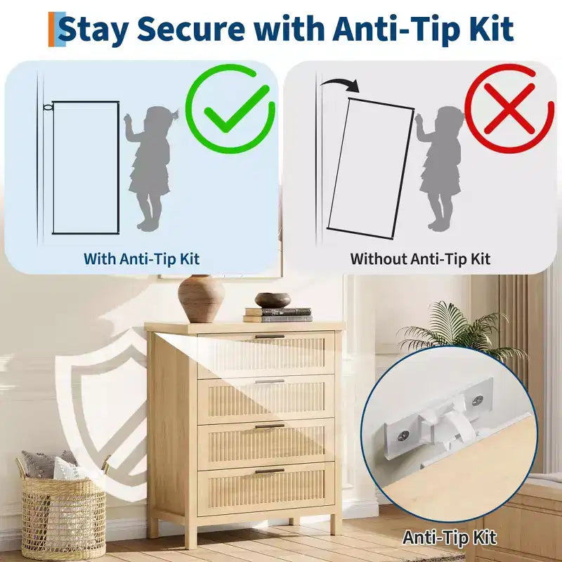 Bedroom chest of drawers with recessed design, featuring wardrobe storage cabinets and clothing storage compartments. Suitable for bedrooms
