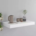 Wall Shelf White Honeycomb MDF and metal Small Wall mounting