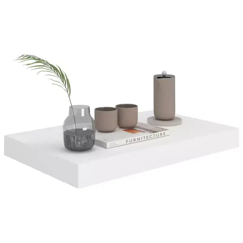 Étagère Murale Nid d'abeille MDF Blanc et métal Petit Fixation Murale