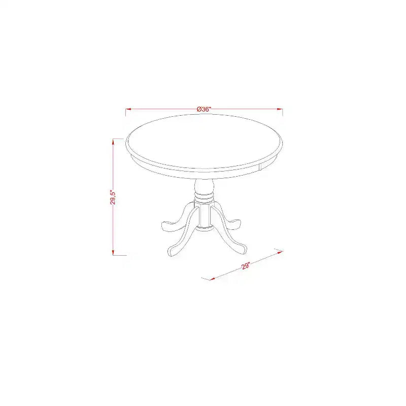 Small Kitchen Table Set with 2 Chairs - Dining Table and Chair Set