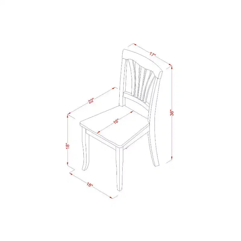 Small Kitchen Table Set with 2 Chairs - Dining Table and Chair Set