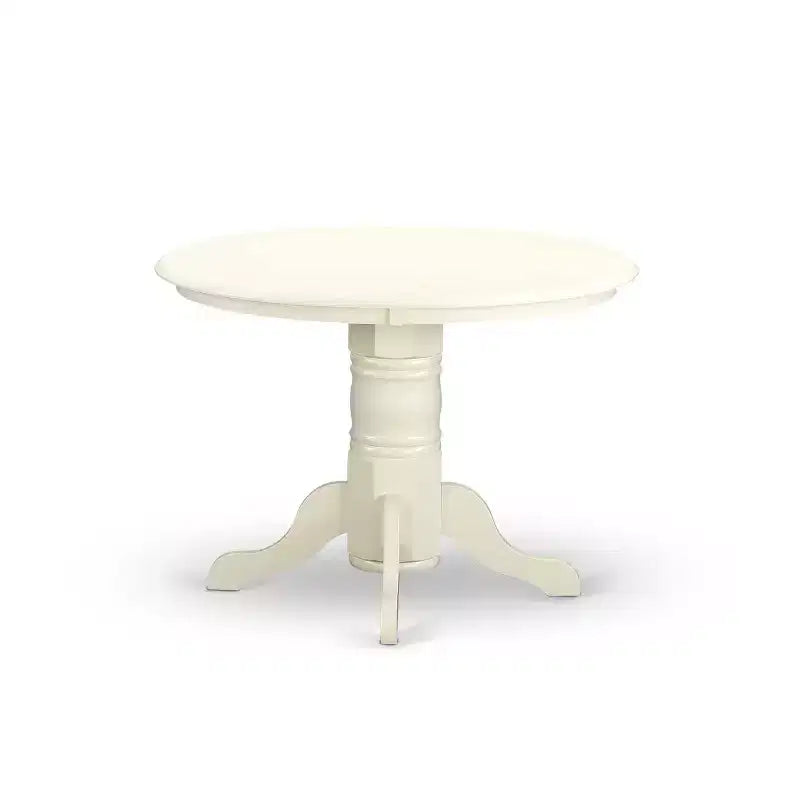 Ensemble de salle à manger rond rétro 3 pièces - Table de 42 po et 2 chaises - Meubles de style Renaissance