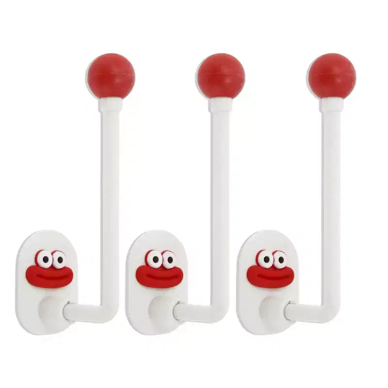 Unique Bargains Durable Adhesive Cartoon Long Headband Holder Organizer 3 Pcs