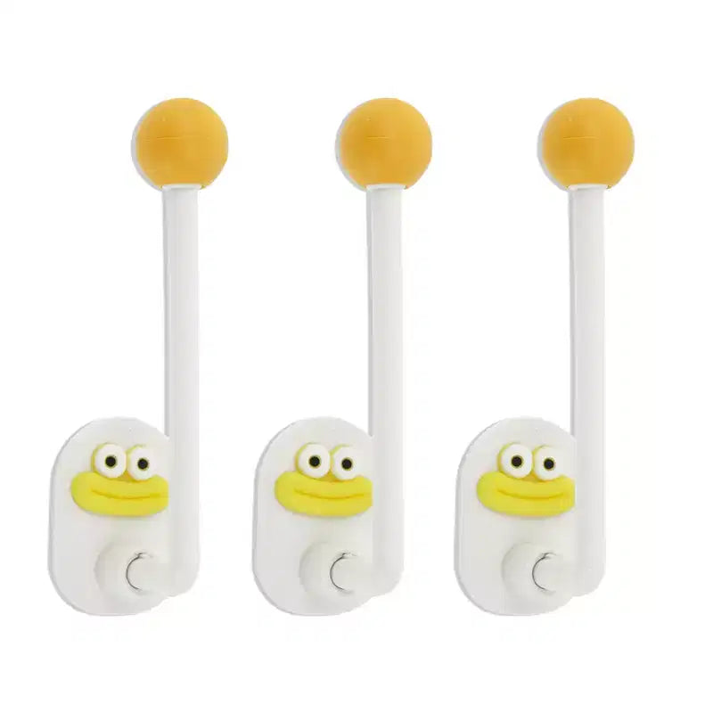 Unique Bargains Durable Adhesive Cartoon Long Headband Holder Organizer 3 Pcs