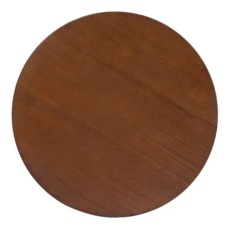 MAYEERTY 1 Pack Rattan Round Side Table with Storage, Boho End Table for Living Room, Bedroom, Modern Home Decor