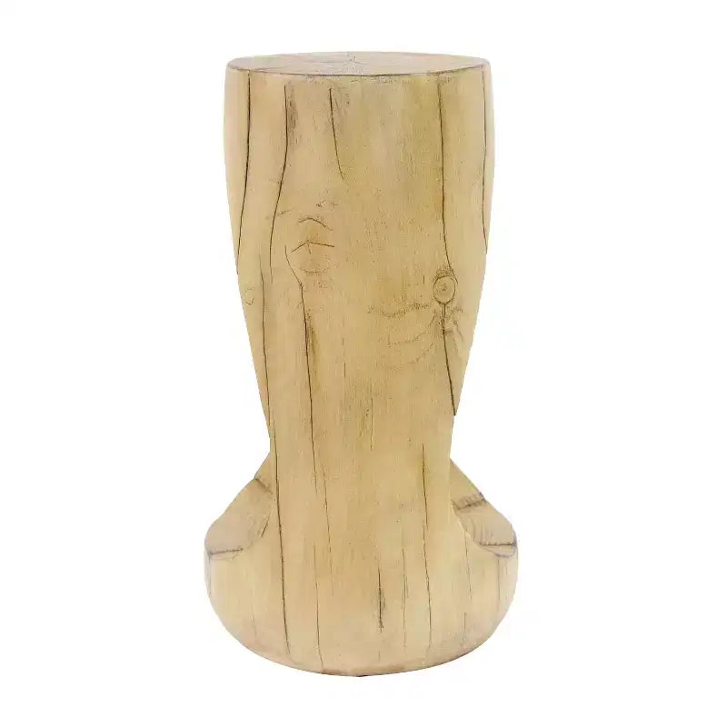 MAYEERTY 1 Pack Modern Hollow MGO End Table, Artistic Side Table for Living Room, Bedroom, Outdoor Patio