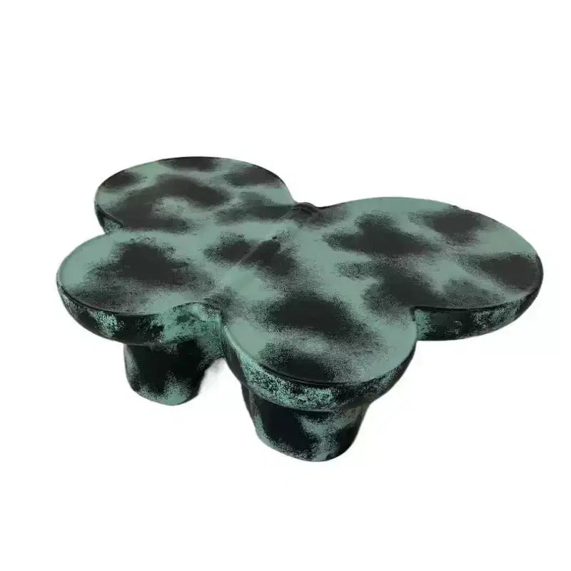 Modern Butterfly Coffee Table with Matte Finish, Unique Accent Table, Small Center Table for Living Rooms or Apartments - Panipeachy