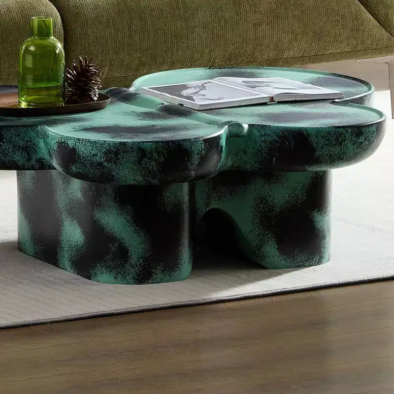 Modern Butterfly Coffee Table with Matte Finish, Unique Accent Table, Small Center Table for Living Rooms or Apartments - Panipeachy