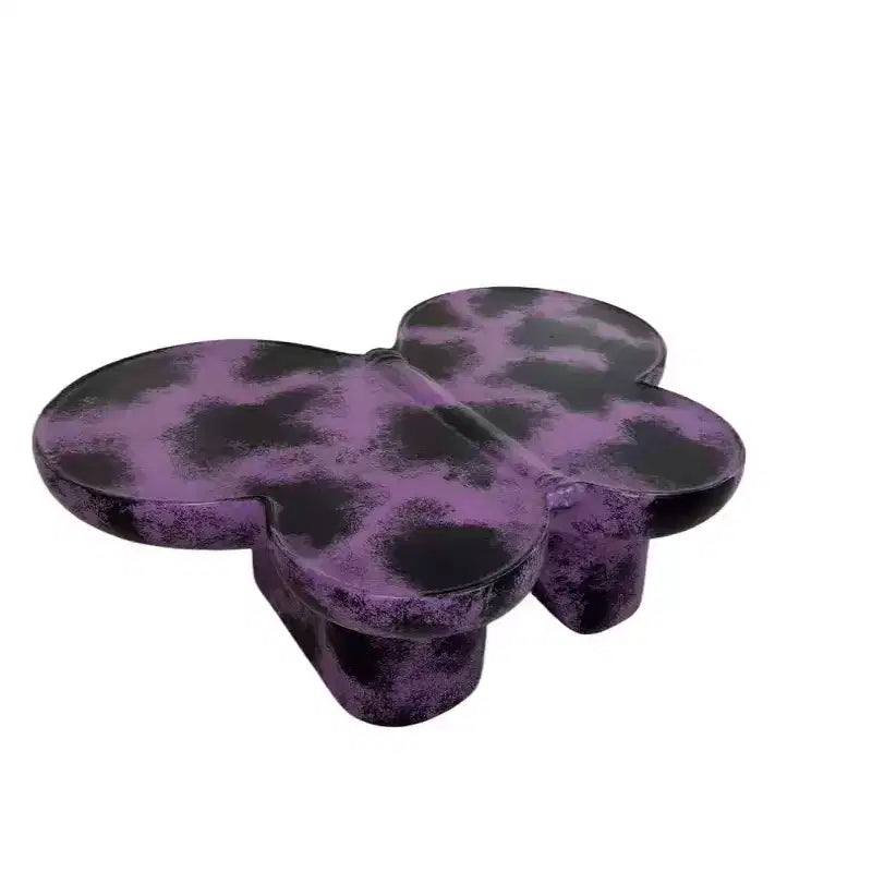 Modern Butterfly Coffee Table with Matte Finish, Unique Accent Table, Small Center Table for Living Rooms or Apartments - Panipeachy