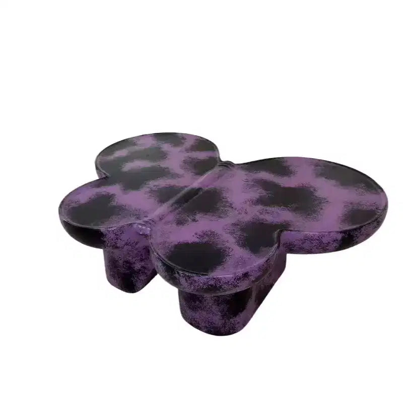 Modern Butterfly Coffee Table with Matte Finish, Unique Accent Table, Small Center Table for Living Rooms or Apartments - Panipeachy