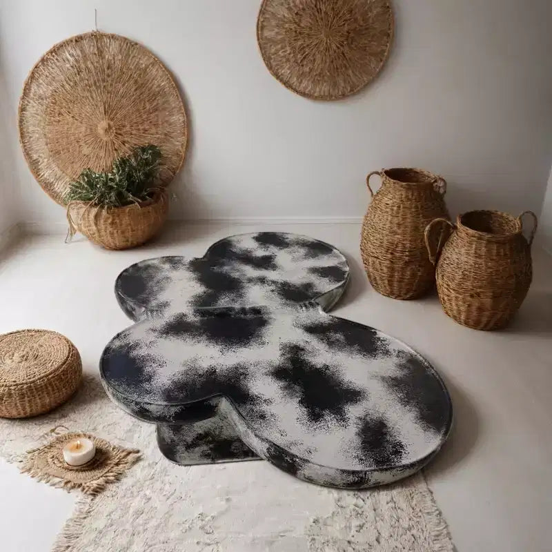 Modern Butterfly Coffee Table with Matte Finish, Unique Accent Table, Small Center Table for Living Rooms or Apartments - Panipeachy