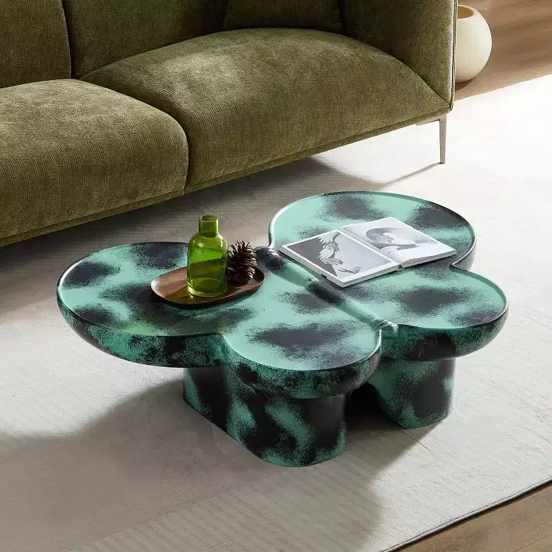 Modern Butterfly Coffee Table with Matte Finish, Unique Accent Table, Small Center Table for Living Rooms or Apartments - Panipeachy